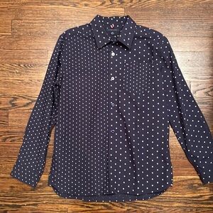 Tommy Hilfiger Boys Button Down Shirt Size L 12/14 NWT